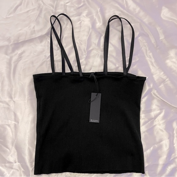(New with Tags) The Range Black Strappy Top (Medium) - Picture 1 of 5